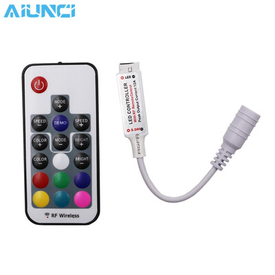 

LED RGB Controller DC12V 17key RF Wireless Remote Controller For RGB LED Strip Light