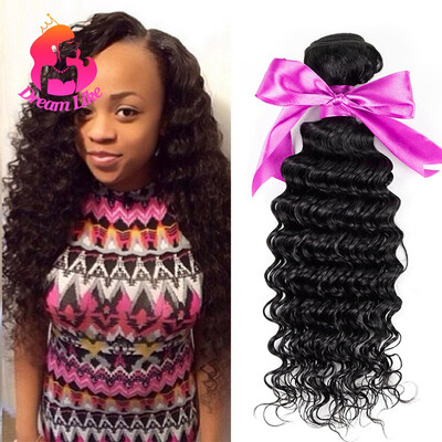 

Dream Like Hair 8A Малайзийские девичьи волосы Deep Wave 3 Bundles Virgin Hair 100g / pc