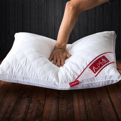 

Jiuzhou deer pillow core home textile cotton pillow hotel feather velvet fiber pillow adult student pillow single 4570cm