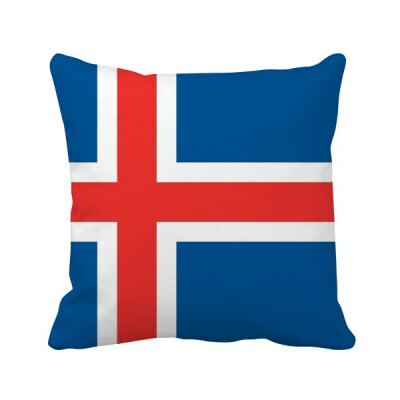 

Iceland National Flag Europe Country Square Throw Pillow Insert Cushion Cover Home Sofa Decor Gift