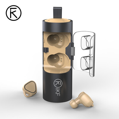 

IKF Fun True Беспроводная Bluetooth-гарнитура Бинауральные спортивные игры Мини-невидимка В-ухо Air Split Apple vivo Huawei просо OPPO Мобильный телефон Universal White