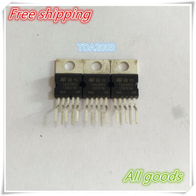 

free shipping 10pcslot TDA2003 TDA2003AV 2003 TO220 Audio power amplifier chip