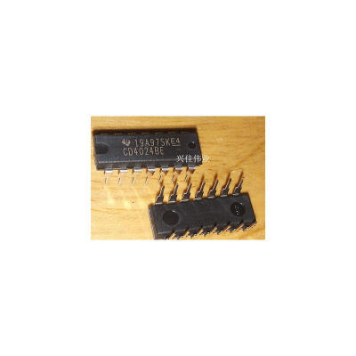 

100pcslot CD4024BE CD4024 TI DIP-14 12 IC Free shipping