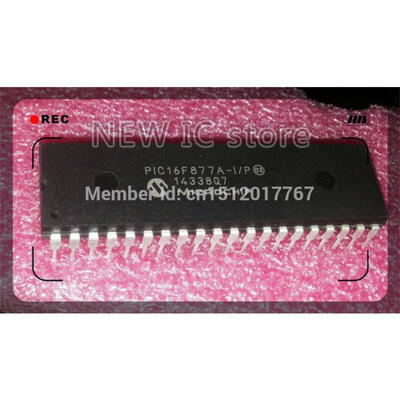 

100NEW 2pcslot PIC16F877A-IP PIC16F877A PIC16F877 16F877A-IP DIP-40 Free shipping
