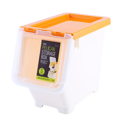 

Lock buckle folding storage box storage box storage box plastic snack toy INP984ORG orange trumpet