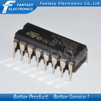 

10PCS HCF4054BE DIP16 HCF4054 DIP HCF4054BEY new and original IC free shipping