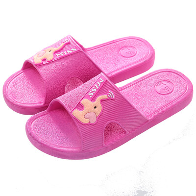 

Antarctic Nanjiren slippers female bathroom bath home sandals purple red 38 yards 19D001