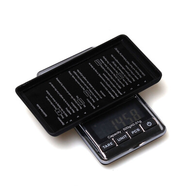 

NicerDicer 1pcs 0.01g x 500g Digital Pocket Balance Weight Jewelry Scale with retail box 81442