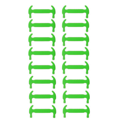 

UP 1 set 16 Roots Lazy Shoelaces Laces Shoelace Buckle Flat Square Head Bracelet Canvas Leisure Sports Shoes Silicone Elastic