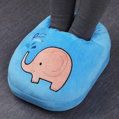 

Happy partner warm foot treasure plug electric heating shoes multi-function foot warmer foot pad removable&washable electric heating pad small brown bear