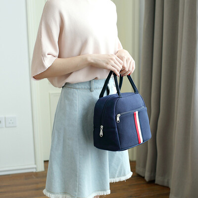 

Xinyi Harajuku style fresh lunch bag literary insulation lunch bag student thick waterproof lunch box bag storage bag cold bag