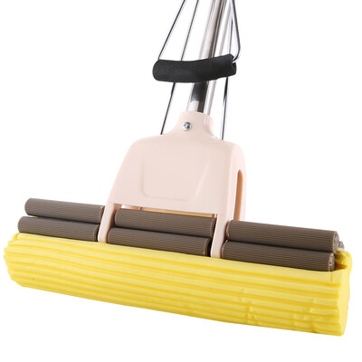 

More beautiful recall 38cm increase widening free hand-washing roller type cotton mop sponge absorbent tow home mop to send 1 original sponge replacement head