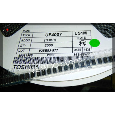 

Free shipping US1M UF4007 1A/1000V SMA 2000PCS fast recovery diode rectifier