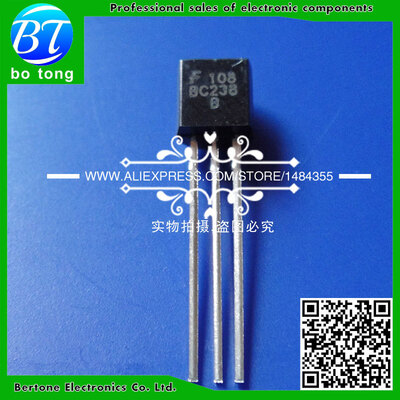 

20pcs free shipping BC238B BC238 TO-92 Bipolar Transistors - BJT NPN 25V 100mA