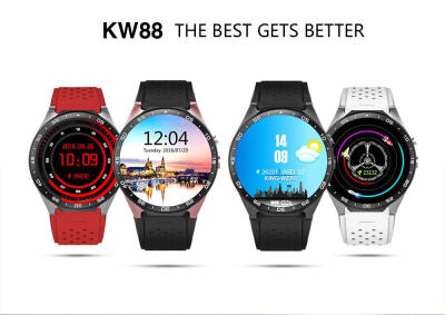 

KingWear KW88 3G Smartwatch Phone Android 5.1 MTK6580 Quad Core 1.3GHz 512MB RAM 4GB ROM GPS Bluetooth 4.0