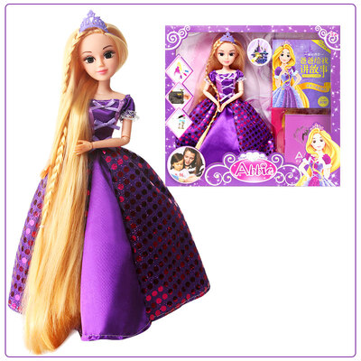 

Abbie Lens Eyes with 3D Curl Eyelashes Doll Toys Clothes Gown Outfits and Shoes for Girl's Birthday Party Christmas Gift