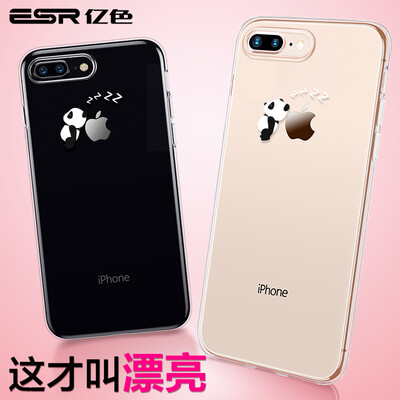 

ESR Apple 7 и 8 Plus Мобильная оболочка iPhone7 / 8 Plus Мобильная оболочка 5,5-дюймовые корпуса для мобильных телефонов Прозрачный силиконовый чехол Снижение мягкой оболочки Что сонный медведь