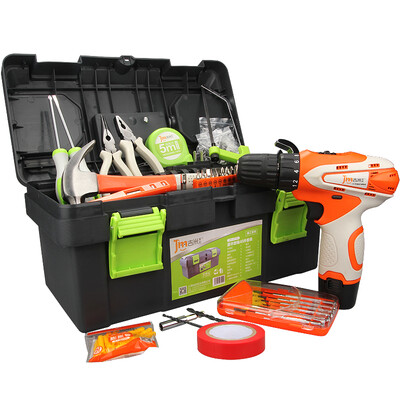 

Jimmy home JM-GT462 46 pieces charging drill set 12V hand drill set home machine repair auto repair home improvement maintenance electric tool kit