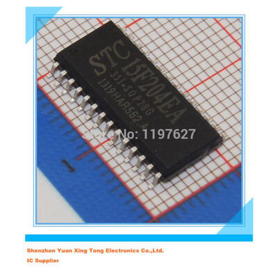 

10PCS /LOT STC15F204EA-35I STC15F204EA-35I-SOP28G STC 15F204EA SOP ORIGINAL electronics IC