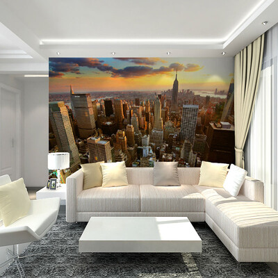 

Custom 3D Mural Обои Нью-Йорк Вечерний пейзаж Гостиная Диван Спальня Фон Фото Обои Контактная бумага