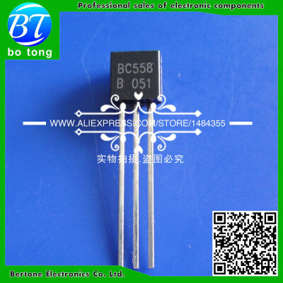 

1000PcsLot Triode BC558B BC558 01A30V PNP Transistor TO-92