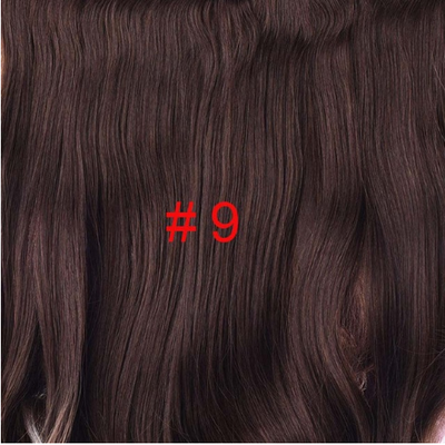 

Wavy Clip in Hair 4 Clips 190gpc Heat Resistant Fiber 24 inch Stretched Pure Color Synthetic Hair Extensions for Women