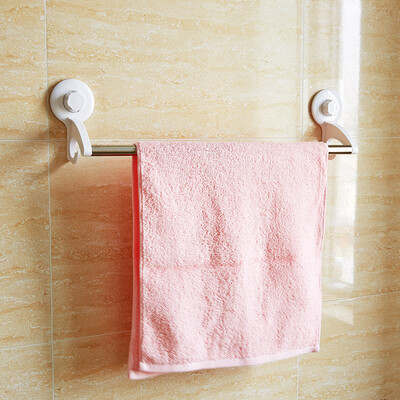 

Youjia suction film towel rack free punching towel rack bathroom towel rack single pole hanging towel rack towel rack U-6179