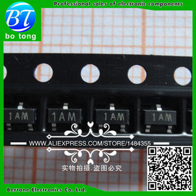 

500pcs free shipping MMBT3904 TRANSISTOR NPN 40V 200mA SOT-23-3 SMD 2N3904