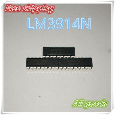 

Free shipping 50pcs LM3914N-1 DIP18 LM3914N LM3914 Dot/Bar Display Driver