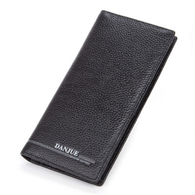 

DANJUE New Genuine Leather Wallets for Men's Long Real Leather business Purse Fashion Clutches Bag