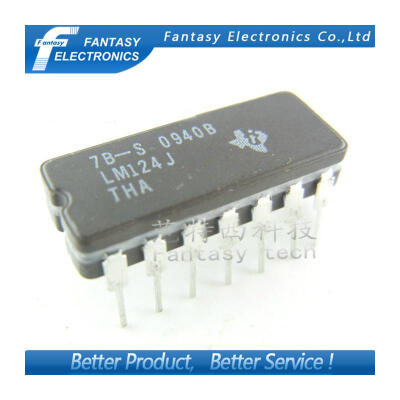 

5PCS LM124J DIP14 QUADRUPLE OPERATIONAL AMPLIFIERS LM124 DIP free shipping
