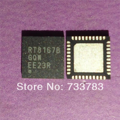 

5pcs/lot RT8167BGQW RT8167B Dual Single-Phase PWM Controller for CPU and GPU Core Power Supply