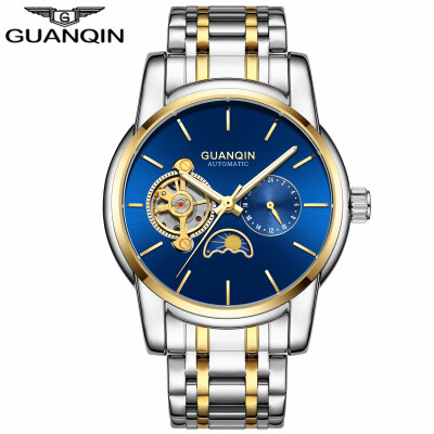 

GUANQIN Men's watch business waterproof automatic mechanical watch hollow sports watch