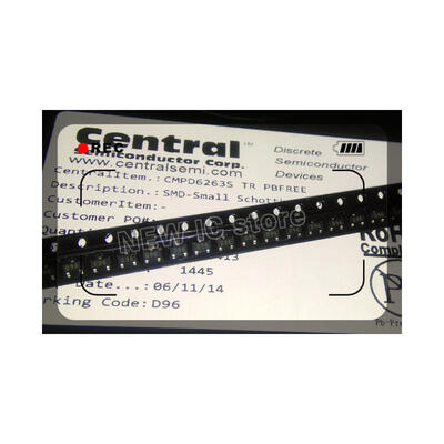 

Free Shipping 3000PCS CMPD6263S TR DIODE SCHOTTKY 70V 15MA SOT-23 making D96 NEW IC