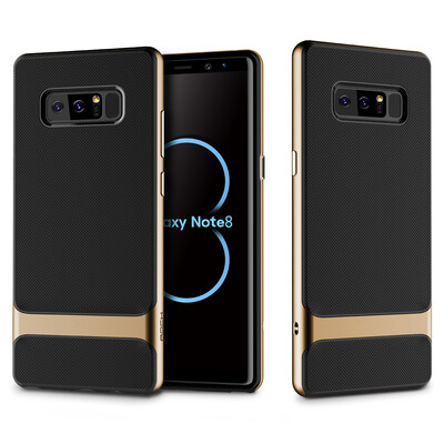 

Samsung Galaxy Note 8 Case ROCK Royce Ultra Thin Slim Lightweight Dual Layered Texture Side Hard PC Soft TPU Protective Shell