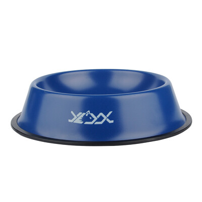 

British impression dog bowl dog bowl cat bowl cat food bowl pet feeding drinking water drinking rice bowl pet dog rabbit supplies small medium&large dog food utensils water blue L-large