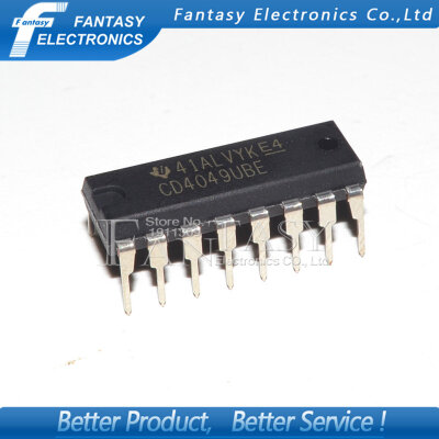 

10PCS CD4049UBE DIP16 CD4049 DIP CD4049BE new&original IC free shipping
