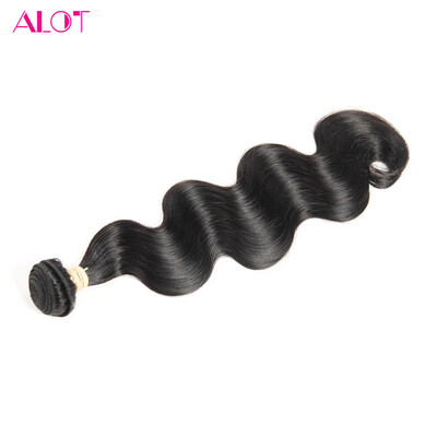 

Alot Mongolian Virgin Hair Body Wave 1 pcs Huamn Hair Natural Black Body Wave