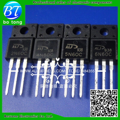 

10PCS FQPF5N60C 5N60C 5N60 MOSFET N-CH 600V 4.5A TO-220F