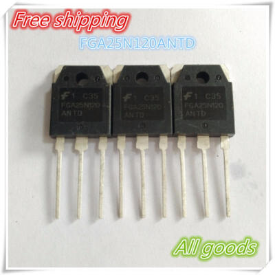 

Free Shipping 5PCS FGA25N120ANTD 25N120 FGA25N120 TO-3P fairchild IGBT induction cooker power