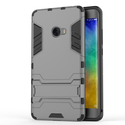 

Shockproof Ultra-thin Armor Plastic TPU Back Case Cover with Stand Holder Phone Case for XIAOMI Note 2