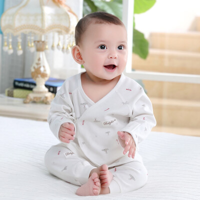 

Jingdong joy joint name Bell kiss baby clothes newborn clothes underwear suits&uniforms tie set B6150 white 59 yards Jingdong dog commemorative models