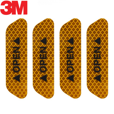 

3M reflective stickers door safety warning car stickers 2593cm 4 pieces