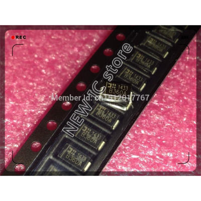 

FreeShipping 1000 PCS B360A DO-214AC B360 30A SMD SURFACE MOUNT SCHOTTKY BARRIER RECTIFIER