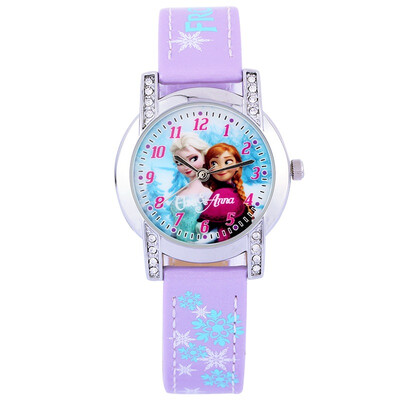 

Дисней (Disney) алмазов часы милые детские часы Замороженный девушка 95008-4