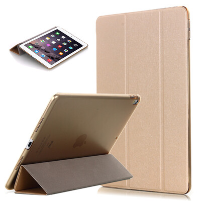 

TaiMoon iPad Pro 105 Inch Smart Cover 2017 Ultra Slim Lightweight Stand Shell with Stand Frosted Clear Back Case Gold