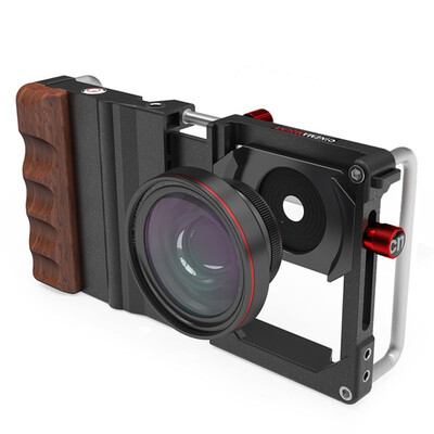 

KOZIRO KOZIRO CM-1 single-lens mobile phone set black think of thinking rabbit cage iphone6Splus Apple millet Samsung Huawei wide-angle macro