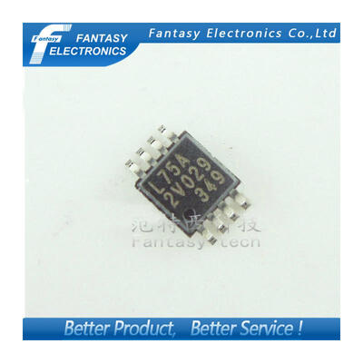 

5PCS LM75ADP MSOP8 LM75 MSOP L75A SMD new&original IC free shipping