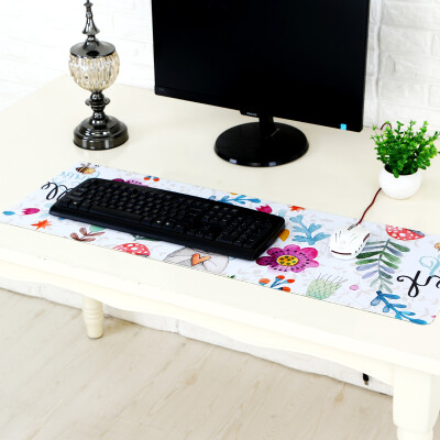 

Yuan Yuan mouse pad cute large thick padded waterproof table mat non-slip gaming keyboard pad long ear rabbit