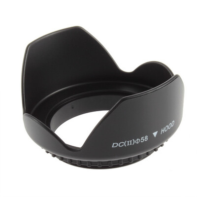 

58mm цветок форму бленда пошел горы лепесток корона для Canon dc-sn капот линза